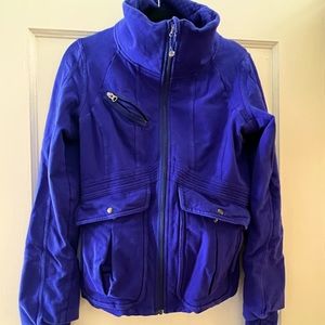 Lululemon Cobalt blue 💙moto style zip up